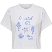 ONLY T-Shirt ONLANNBEL (1-tlg) Stickerei