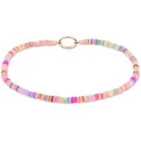 Tamaris Fußkette Schmuck Geschenk Edelstahl Körperschmuck All About Beads, mit Naturstein