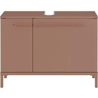 GERMANIA Waschbeckenunterschrank Waschbeckenunterschrank (1-St) Waschbeckenunterschrank mit Siphonausschnitt