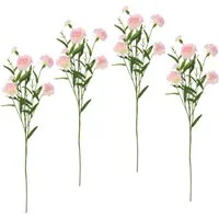 Kunstblume Nelke, I.GE.A., Höhe 71 cm, 4er Set künstliche Blumen, Stielblume