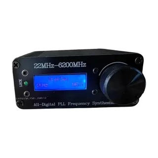 22MHz-6200MHz Full-Mode Low Phase Noise AM/FM Signal Generator DDS Modulation Source LCD-1602 Frequency Step 1Hz