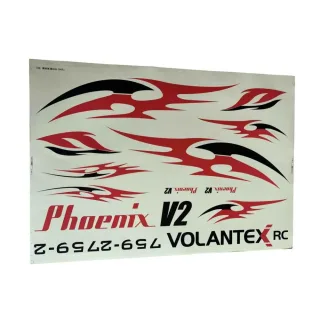 VolantexRC Phoenix V2 759-2 2000mm Wingspan RC Airplane Spare Part Decals 1 Piece