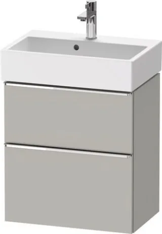 Duravit D-Neo Waschtischunterbau wandhängend Betongrau Matt 584x372x625 mm - DE4329010070000 DE4329010070000