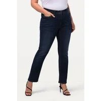 Ulla Popken Funktionshose Jeans Sammy Komfortbund schmale 5-Pocket-Form