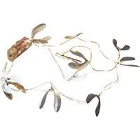 Mirabeau LED-Lichterkette Lichterkette Carivela antikgrau/silber