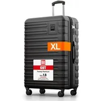 Travely Koffer Polycarbonat Koffer XL 77cm - Reisekoffer, Hartschalenkoffer, Trolley, 4 Rollen, Designed in Germany, austauschbare Griffe und Rollen
