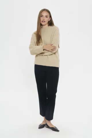 Strickpullover NushaSZ Strickpullover Gerade Passform