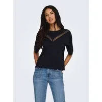 ONLY T-Shirt (1-tlg) Spitze