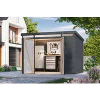 Karibu Gerätehaus Argonium 3, BxT: 290x209 cm, Made in Germany
