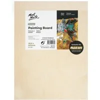 Mont Marte Leinwand Malbrett 30,5 x 40,6 cm -Painting Board aus Holz,Malbrett zum Zeichnen, Leinwand-Sperrholz mit MDF-Rahmen - Ideal auch für Pouring u.v.m.