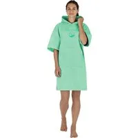 normani Badeponcho Damen Mikrofaser Badeponcho Siargao, Polyester, Kapuze, Schlupf, Bade Handtuch mit Ärmeln aus recyceltem Material