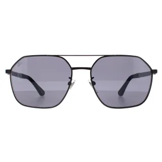 Police Pilotenbrille Herren Schwarz Grau SPLC34 Origins 41