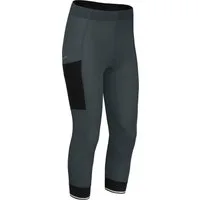 Fahrradhose SUNDRA COMFORT Capri (mit Sitzpolster) Damen 3/4 Radhose, bielastisch, tight, Normalgrößen, dunkel grau