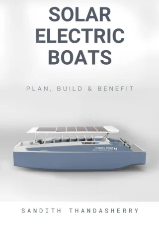 Solar-Electric Boats: Plan Build & Benefit