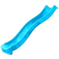 Wickey Rutsche Flow – 220 cm Rutsche mit Wasseranschluss für abenteuerlustige Kinder, (Kompakte Kinderrutsche mit viel Spaß - Maximales Benutzergewicht 50 kg, Ergonomische Wellenform - Kindgerecht geformt – ideal für Kleinkinder), Wetterfest & farbst