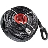 XERSEK Seilwinde 12Strand 20500 LBS UHMWPE Seil-Winde Winden 9299KG, 10mm x 28m mit Schutzhüllenhaken, Fur LKW ATV UTV