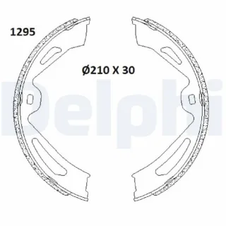 Delphi Bremsbacken hinten Audi E-Tron Porsche Cayenne Panamera Taycan