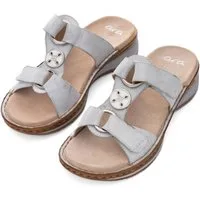 Ara HAWAII Pantolette, Keilabsatz, Sommerschuh, Schlupfschuh mit Schmuckelement