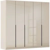 OTTO home Drehtürenschrank Kleiderschrank Kleiderschränke Schrank Garderobe AGORDO mit Glasfront (in zwei Griff-Farben, Breiten 91-405 cm) durchdachte Innenausstattung, in 8 Breiten und 2 Höhen MADE IN GERMANY