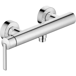 Duravit Balcoon Brausearmatur BA4230000010 Aufputz, mit Rückflussverhinderer, Wandmontage, chrom Hochglanz