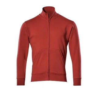 MASCOT Herren Lavit Sweatshirt mit Reißverschluss CROSSOVER Rot L - 51591-970-02-L