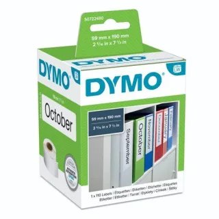 Dymo Ordner-Etiketten breit 59 x 190 mm weiß 110 St. 99019