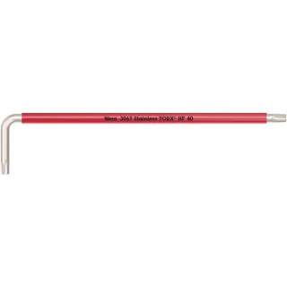 Wera 3967 SXL HF TORX Winkelschlüssel Multicolour mit Haltefunktion, lang, Edelstahl Rot - 05022688001