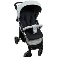 BabyLux Kinderwagenaufsatz Matratze für Kinderwagen Babywanne Buggy Sitzauflage Auflage, 1. Schwarz Pik