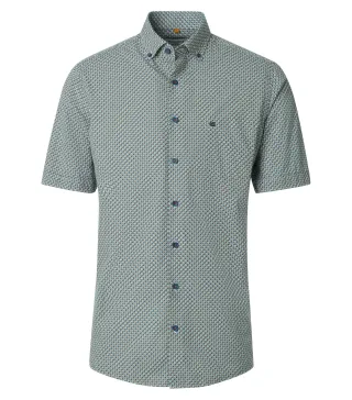 REDMOND - Freizeithemd Kurzarm orange - Gr. - XL