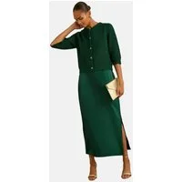 Love & Roses Strickkleid Love & Roses 2-in-1 Strick-Trägerkleid, Regular (2-tlg)
