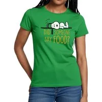 Spreadshirt T-Shirt Peanuts Snoopy Ich Hab Hunger Lustiger Spruch Frauen T-Shirt (1-tlg)