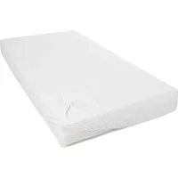 Primera Spannbettlaken Mako-Feinjersey Spannbetttuch, Mako-Jersey, Gummizug: rundum, (1 Stück), Geeignet für Standardmatratzen bis 22 cm, 100% Baumwolle