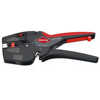 KNIPEX NexStrip Elektriker-Multiwerkzeug mit rutschhemmenden Kunststoff-Hüllen 190 mm - 1272190