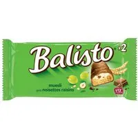 Balisto Cerealien, Balisto Müsli Mix Vollkornkeks Riegel Überzug aus Milchschokolade 37g