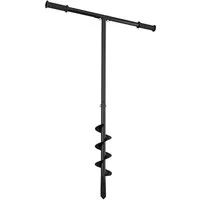 Parkside Handerdbohrer Garten Erdlochbohrer Bohr-Durchmesser: 10 cm 3-teilig zerlegbar, ⌀ 10 cm, Bohrtiefe: 80 cm
