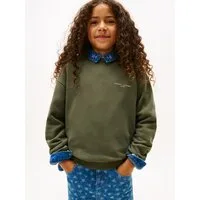 Tommy Hilfiger Sweatshirt MINI CORP C-NECK Kinder bis 16 Jahre, für Jungen und Mädchen, regular fit