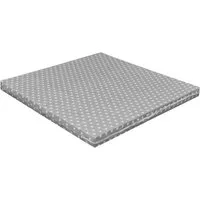 Laufgitter-Matratze Laufgittermatratze 100x100 Grey Stars, Baby-Delux, 6.00 cm hoch, Matratze für Laufgitter Laufstall 100x100 cm Grey Stars