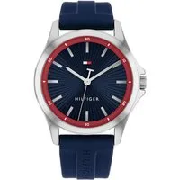 Tommy Hilfiger Quarzuhr BRUCE 1710738, Armbanduhr, Herrenuhr, Silikonarmband, analog
