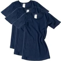 HERMKO Unterziehshirt 28103 (Pack, 3er) 100 % Bio-Baumwolle, kurzarm, unisex, hergestellt in EU, Feinripp