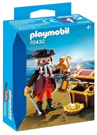 Playmobil 70432 - Pirat und Affe mit Schatztruhe