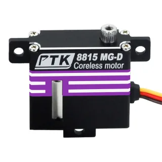PTK 8815 MG-D 15KG Servo All Metal Geared Glider Fixed Wing RC Model Aircraft Programmable High Torque Waterproof Servo