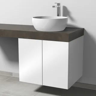 Sanipa Waschtischunterbau mit Türen 2morrow (P2361) 510x600x520 Weiß-Glanz, P236178 P236178