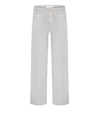 CAMBIO - Tess cropped silver grey - Gr. - 28