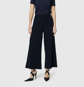 MAC - MAC JEANS - CORALIE, Floating crepe blau - Gr. - 38