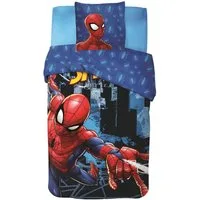 MARVEL Bettwäsche Marvel Spider-Man Jungen Bettwäsche Set 135x200 80x80 cm, 2 teilig, 100% Baumwolle