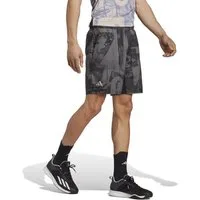adidas Performance Shorts Tennishose Club Graphicshort 7in/18cm kurz grau/schwarz Herren