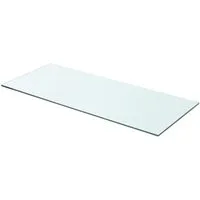 vidaXL Regal Regalboden Glas Transparent 70x30 cm, 1-tlg.
