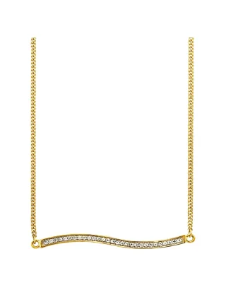 cai Collier 925/-Sterling Silber vergoldet Topas