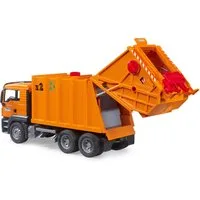 Bruder® Spielzeug-Müllwagen Nutzfahrzeuge LKW MAN TGS Müll-LKW und 2 Mülltonnen 03760