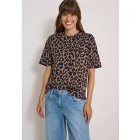 CECIL Print-Shirt aus reiner Baumwolle